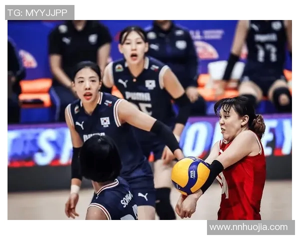 荷兰女排与韩国女排激战正酣谁能在国际赛场上笑到最后